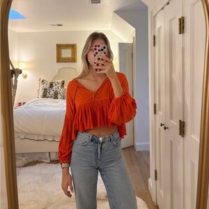 O’Neill orange top